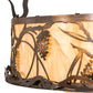 Meyda Lighting Whispering Pines 24" 4-Light Old Copper Pot Semi-flush Mount Light With Travetine Idalight Shade