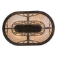 Meyda Lighting Whispering Pines 30" 8-Light Dark Burnished Antique Copper Inverted Pendant Light With Silver Mica Shade Glass