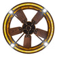 Meyda Lighting Whispering Pines 36" LED Oil Rubbed Bronze Chandelier With Amber Mica Shade Glass and Fan