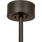 Meyda Lighting Whispering Pines 36" LED Oil Rubbed Bronze Chandelier With Amber Mica Shade Glass and Fan