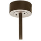 Meyda Lighting Whispering Pines 36" Oil Rubbed Bronze Chandelier With Amber Mica Shade Glass and Fan