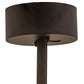 Meyda Lighting Whispering Pines 37" 8-Light LED Oil Rubbed Bronze Chandelier With Silver Mica Shade Glass and Fan