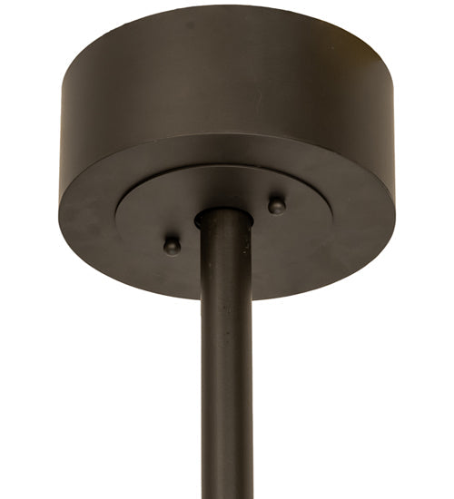 Meyda Lighting Whispering Pines 37" Oil Rubbed Bronze Chandelier With Silver Mica Shade Glass and Fan