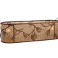 Meyda Lighting Whispering Pines 44" Cafe Noir Oblong Inverted Silver Mica Shade Glass