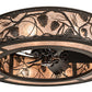 Meyda Lighting Whispering Pines 45" 8-Light Oil Rubbed Bronze Chandelier With Silver Mica Shade Glass and Fan