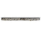 Meyda Lighting Whispering Pines 62" LED Flat Black Island Flush Mount Light With Silver Mica Shade Glass