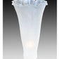 Meyda Lighting White Pond Lily 11" 3-Light Mahogany Bronze Wall Sconce With White Shade Glass