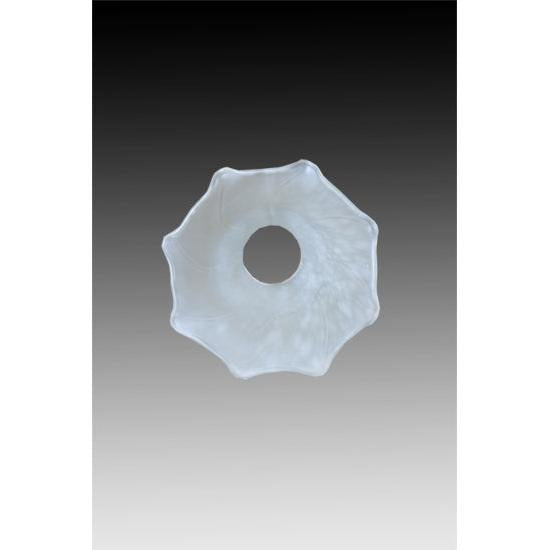 Meyda Lighting White Pond Lily 3.5" White Shade Glass