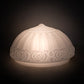 Meyda Lighting White Puffy Rose 13" White Shade Glass