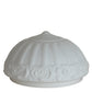 Meyda Lighting White Puffy Rose 13" White Shade Glass