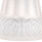Meyda Lighting White Puffy Rose 5" White Shade Glass