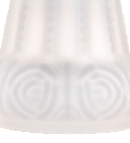 Meyda Lighting White Puffy Rose 5" White Shade Glass