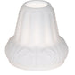 Meyda Lighting White Puffy Rose 5" White Shade Glass