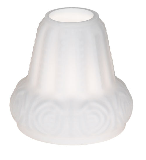 Meyda Lighting White Puffy Rose 5" White Shade Glass