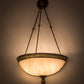 Meyda Lighting Whitesboro Middle School Auditorium 20" 2-Light Gold & Black Wall Sconce With Creme Carrare Shade Glass