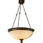 Meyda Lighting Whitesboro Middle School Auditorium 20" 2-Light Gold & Black Wall Sconce With Creme Carrare Shade Glass
