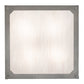 Meyda Lighting Whitewing 25" 4-Light Nickel Prime Pendant Light With White Art Shade Glass