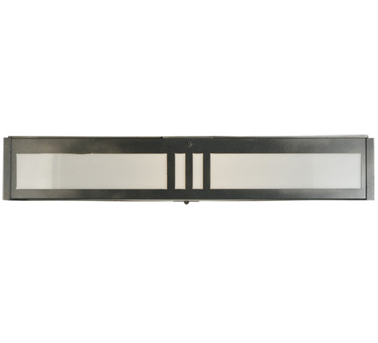 Meyda Lighting Whitewing 36"Sq 4-Light Blackened Pewter Flush Mount Light With White Statuario Idalight Shade