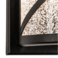 Meyda Lighting Whitewing 6" Textured Black Wall Sconce With Tundra Idalight Shade Glass