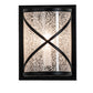 Meyda Lighting Whitewing 6" Textured Black Wall Sconce With Tundra Idalight Shade Glass