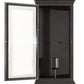 Meyda Lighting Whitman 9" Old Wrought Iron Wall Sconce With Clear Shade Glass