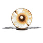 Meyda Lighting Wild Elks 14" Timeless Bronze Wall Sconce With Silver Mica Shade Glass