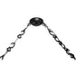Meyda Lighting Wildlife at Pine Lake 48" 4-Light Textured Black Island Pendant Light With Silver Mica Shade Glass