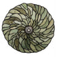 Meyda Lighting Willow 12" Green & Ivory Jadestone Shade