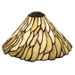 Meyda Lighting Willow 12" Green & Ivory Jadestone Shade