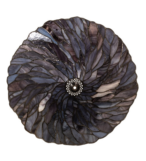 Meyda Lighting Willow 16" Blue & Violet Jadestone Shade
