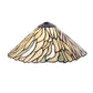 Meyda Lighting Willow 16" Green & Beige Jadestone Shade