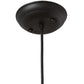 Meyda Lighting Willow 195418 8" Textured Black Mini Pendant Light With Green & Beige Jadestone Shade