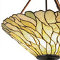Meyda Lighting Willow 20" 3-Light Mahogany Bronze Inverted Pendant Light With Multi-Colored Jadestone Shade