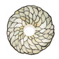 Meyda Lighting Willow 50863 8" Mahogany Bronze Mini Pendant Light With Green & Beige Jadestone Shade