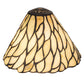 Meyda Lighting Willow 8" Beige & Green Jadestone Shade