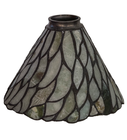Meyda Lighting Willow 8" Green Jadestone Shade