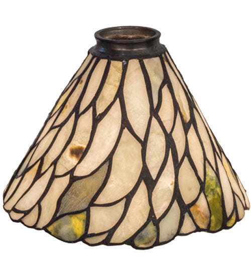 Meyda Lighting Willow 8" Green Jadestone Shade