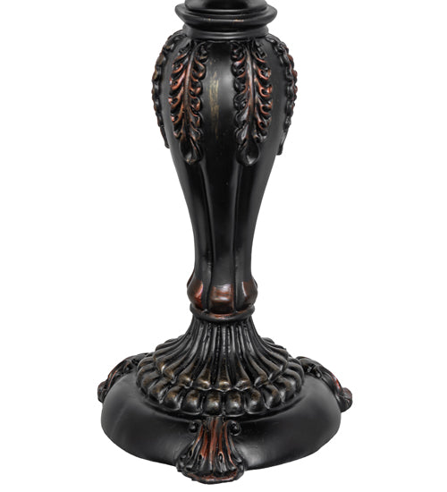 Meyda Lighting Willow Branch 25" 2-Light Mahogany Bronze "S" Cluster Table Lamp Base