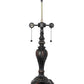 Meyda Lighting Willow Branch 25" 2-Light Mahogany Bronze "S" Cluster Table Lamp Base