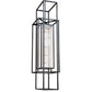 Meyda Lighting Willowbend 59" 20-Light Black Textured Kitzi Pendant Light With Rainstone Idalight Shade