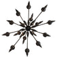 Meyda Lighting Windsor 56" 18-Light Antiquity Chandelier With Ivory Faux Candlelight