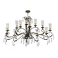 Meyda Lighting Windsor 62" 14-Light French Bronze Chandelier With Clear Shade Glass