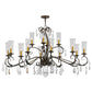 Meyda Lighting Windsor 62" 14-Light French Bronze Chandelier With Clear Shade Glass