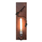 Meyda Lighting Wine Bottle 4" Copper Metallic/Black Cherry Wall Sconce