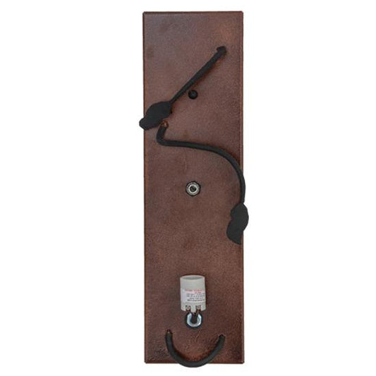 Meyda Lighting Wine Bottle 4" Copper Metallic/Black Cherry Wall Sconce
