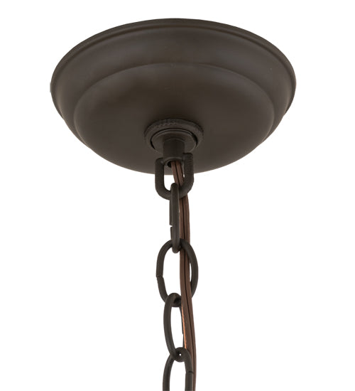 Meyda Lighting Winter Maple 20" 3-Light Oil Rubbed Bronze Pendant Light
