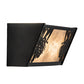 Meyda Lighting Winter Pine 16" 2-Light Solar Black Vanity Light With Silver Mica Shade Glass