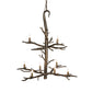 Meyda Lighting Winter Solstice 36" 9-Light Antique Copper Chandelier