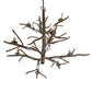 Meyda Lighting Winter Solstice 36" 9-Light Antique Copper Chandelier