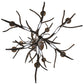 Meyda Lighting Winter Solstice 36" 9-Light Antique Copper Chandelier